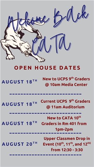 Open House Dates